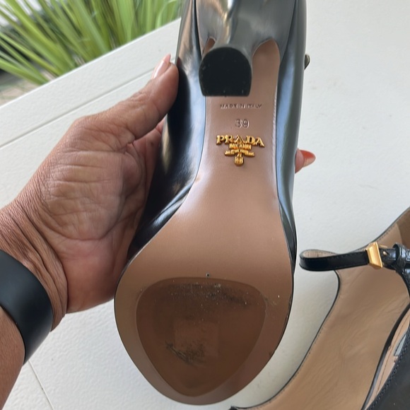 Prada Mary Jane Platform Heels - Picture 5 of 7